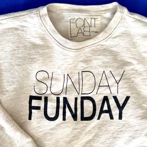 Sunday Funday Sweatshirt Small